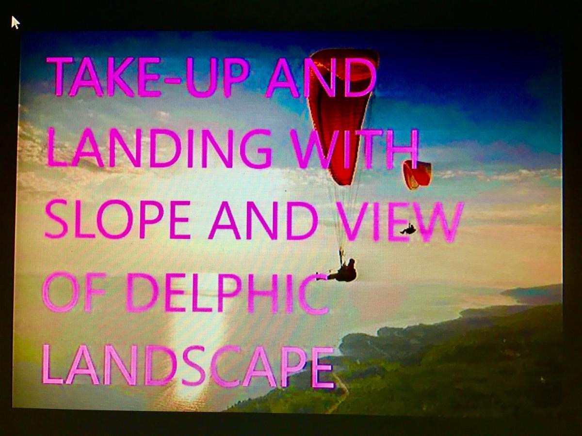 Ferienwohnung Delphi Celebrity V I P The Navel Of The Earth, Center-Delphi-Penthouse Galaxy&Sky Panoramic View, Harmony&Yoga Exterior foto